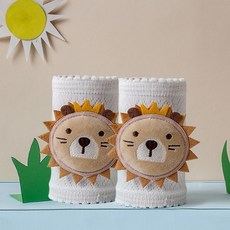 嬰兒爬行護膝蓋兒童防摔學走路寶寶爬行護膝夏季護肘加厚學步薄款, 小老虎（0-3歲）-1雙裝, 1個