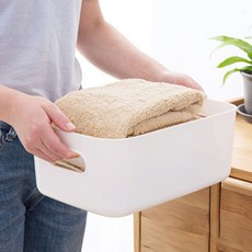 페이지마켙 홈 스타일링 다용도 플라스틱 보관함 대형 30.5cmx20.2cm 수납정리함 정리함 소품정리함 서랍정리함 정리박스 플라스틱박스 수납박스 예쁜 집 원룸 꾸미기 옷 수납, 스킨, 1개