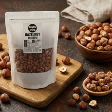 넛츠픽 통 껍질 생 헤이즐넛 개암 견과류, 1개, 500g