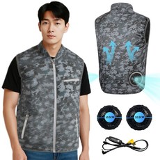 아이스 냉방 선풍기 조끼 여름작업복 K-2-2376