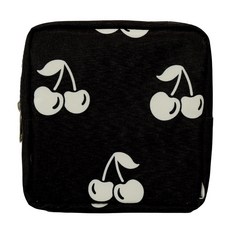 아이주 큐브 약파우치 방수 미니 보냉 파우치 보냉 보온 화장품 파우치 어린이집 준비물, 블랙체리