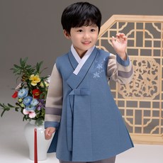 Iseolhanbok 541 Jihochung花男童款韓服組