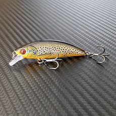 Peche Leurre LTHTUG PHOXY MINNOW HW 40S 2.6g 50S 4.5g 퍼치 파이크 송어용 보조 후크 스트림 낚시 미끼가 있는 싱킹 미노우, 01 50mm Treblehook, [00] O