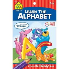 School Zone Learn The Alphabet Workbook: 48 Pages Pre-K Preschool Kindergarten Letter Sounds