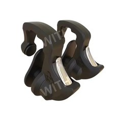 LY 휴대폰 4 손가락 물리 게임 트리거 L1R1 ABS 합금 키 2개, 기준, LY-다크 블랙