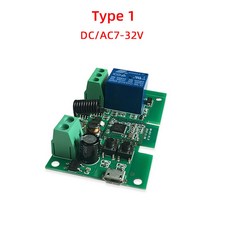 스마트스위치 24V Tuya Zigbee 게이트웨이 EWeLink 브리지 12V 제어용 Alexa 1CH 허브 원격 32V DC 2MQTT SmartThing 릴레이 모듈 R, 1.1CH 7-32V