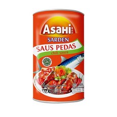Sarden Kaleng Asahi Sardines Saus Pedas 아사히 정어리 통조림 쁘다스, 5개, 155g