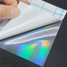 A4 포카케이스 폴꾸 포카 꾸미기 홀로그램 투명 시트지 민무늬, 본상품