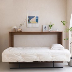 스마트 폴딩베드 월베드 1인용 공간활용 접이식침대 SS(매트리스제외)