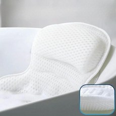 반신욕 욕조 베개 흡착 등받이 배게 욕조베개 안정적인 목욕 스파 튼튼한 목쿠션, 1개