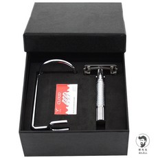 CLOUD 旋開式刮鬍刀三件套組 附刀片與支架 父親節禮盒, 1個, 現貨-刮鬍刀三件組