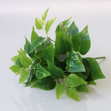 嘉義出貨 仿真植物 假綠植 龜背芋 綠蘿 植物牆配件 草坪植物牆配飾 仿真植物牆配材 壁掛草 仿真草坪綠植牆 柵欄裝飾品, 8叉56葉緑萝, 1個