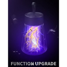 迷你光觸媒捕蚊燈 仿生科技 安靜滅蚊, 幻影二代滅蚊燈-灰色插電款