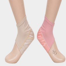 매퉁 풋패드 1켤레 피부, 대 블랙(1켤레)