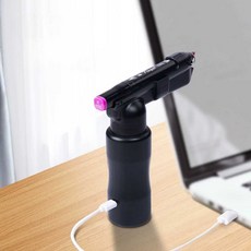 스프레이페인팅 프라모델 가방 페인팅 충전식 마커, 마커 에어브러시(블랙), 1개