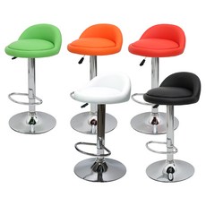 포네라 모자바텐 바텐형 유압식 높이조절 아일랜드 바텐의자 진료실 실험실 보조의자, 화이트, 1개