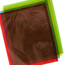 셀로판지 5색상 50개 셀로판필름 초등만들기 코팅지