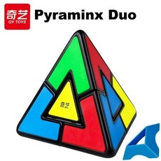 QiYi 매직 큐브 3x3 2x2 4x4 5x5 피라미드 스큐브 미러 SQ1 스페셜 스피드 퍼즐 3x3x3 장난감 신제품, 11 Pyraminx Duo, 1개