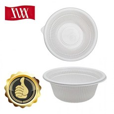 일회용 전자렌지 환경 종이 공기 용기 그릇 15cm 10매 경조사 돌잔치, 1개, 1개