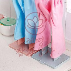 고무장갑 거치대 편리한 엠보형A형B형 고무장갑거치대 주방용품 정리