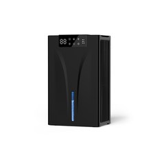 TRADER 智能除濕機 RX02-C 全屋除濕 淨化空氣 低噪節能 2.4L可視水箱, 黑色 RX02-C