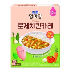 Maeil 幼兒醬料包 番茄羅勒 雞肉咖哩 160g, 1個, 幼兒醬料包【雞肉咖哩】160g