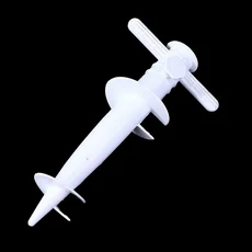 우산 받침대 조절 가능한 플라스틱 해변 파티오 모래 바닥 고정 도구 앵커 스탠드 스파이크 오거 홀더 액세, 01 White