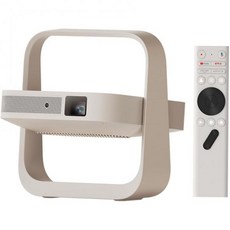 XGIMI 엘핀 플립 플러스 휴대용 프로젝터 넷플릭스가 탑재된 Google TV 500 ISO 루멘 1080P 해상도 홈 내장형 조절 스탠드 가볍고 컴팩트한 디자인 화면 적응, Elfin Flip Plus
