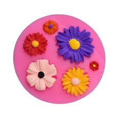 台灣出貨 天使 仙人掌 櫻花相框吊牌香薰石膏硅膠模具 dly汽車掛牌擴香石模具, 雛菊模具