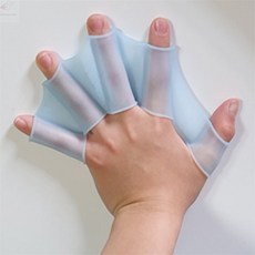 2P 손가락 물갈퀴 2p 접영훈련도구 실내수영장훈련 수영손가락갈퀴 자유형훈련보조 수영근력강화, L