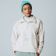 [스파이더 본사 직영] 여성 하이넥 타월 풀오버 티셔츠 SPIWCNRL351WIVY