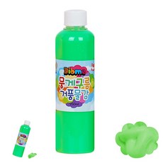 뭉게구름 거품물감 리필 250ml 낱색 (형광초록), 1, 1