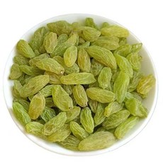 씨플 500g 신강 청 건포도 중국간식 천연단맛 건과일 큰입자 씨없는 말린포도, 에메랄드 건포도 500g/봉지
