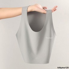 束胸內衣 女式無痕隱形束胸內搭背心 大胸顯小運動文胸 美背防走光內衣