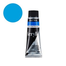 제사오스토어 아크릴물감 50mL 블루 컬러아크릴 수업용 색칠용 페인트