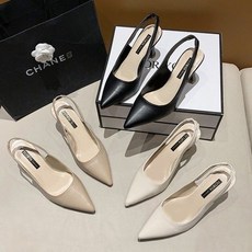 3컬러 여성 슬링백 펌프스힐 여성 여름 구두 정장 구두 미들힐 베이직 구두 여성화 여성신발 슬링백힐 샌들