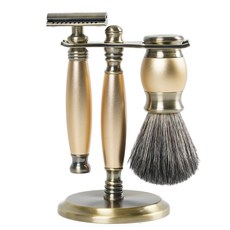 FREED 雙刃式古銅刮鬍刀豪華禮盒四件組, 1個, 不需刻字