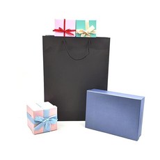 크라프트 세로 종이가방 블랙 Lryu7+1agF