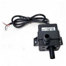 미니 DC 수중펌프 - DC 5-12V - 240L 유량 - 8mm 입출수 - 저소음 브러시리스 - 어항 수족관용, 1개