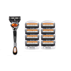 질레트 파워 면도기 면도날 5중날 호환용, 1세트, 8개입