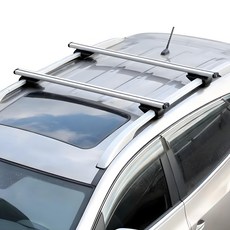 자동차 차량용 가로바 루프랙 SUV 승용차 1세트 셀토스 전차종 크로스바 자가설치가능 루프캐리어, 실버, 1개