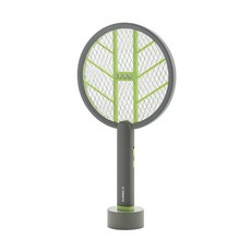 【巧福】充電式電蚊拍UC-723 手持/直立/壁掛/捕蚊拍/捕蚊燈2in1/滅蚊/驅蚊, 灰色