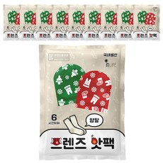 프렌즈 양말 핫팩 붙이는 발핫팩 발바닥 발등 부착형, 10개