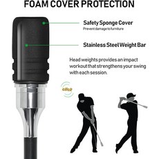 高爾夫揮桿練習器，模擬擊球聲音，輕巧便攜，姿勢調整，提升擊球穩定性, 紅色ˋ, 1個