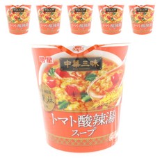明星食品 中華三昧 番茄三昧湯 湯粉, 6個, 18g
