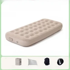 캠핑매트리스 야외 캠핑 텐트 수면 가정용 자동 휴대용 두꺼운 침대 에어매트리스 캠핑용품, 1인용 에어매트리스 25cm