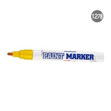 M81 쿨샵 문화 페인트마카 일러스트펜 노랑 4.5mm 12EA 스테인플