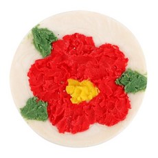 쪼물락 비누 동백꽃 콜라주 만들기 1인용 4인용, 1개, 동백꽃 1인용