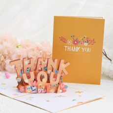 3d카드 땡큐 감사 입체카드 스승의날 어버이날 팝업카드 메세