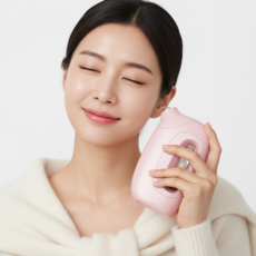 NEXFLOW 휴대용 수광 산소테라피 2in1 고압 나노보습 페이셜 수분공급 기기, 핑크 JD-BSY-P